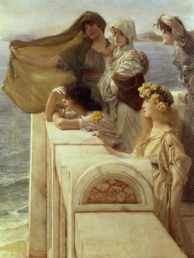 En la Cuna de Afrodita, 1908 de Lawrence Alma Tadema